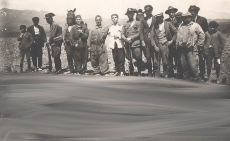 Zensiertes Bild: Gr&auml;ueltaten der Spanier zeigen ermordete Rifis. PA/X/55/7/3