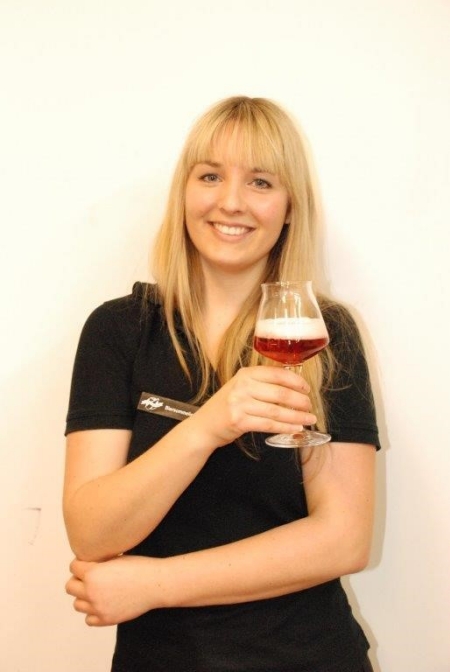 Sarah ist Bier-Sommeli&egrave;re
