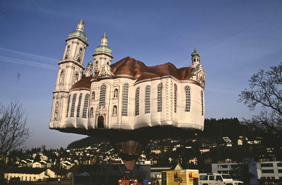 Die fliegende Kathedrale kurz vor ihrem Start. 