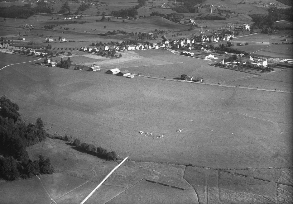 Fotografie des Breitfelds im Jahr 1938.