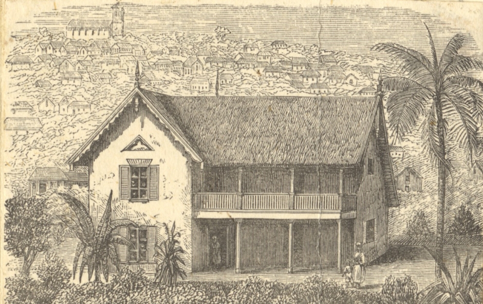 Ottos gemietetes, europ&auml;isches Haus auf Madagaskar. 