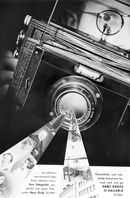 Foto Gross Reklame, um 1937. StadtASG, PA Foto Gross, B265.