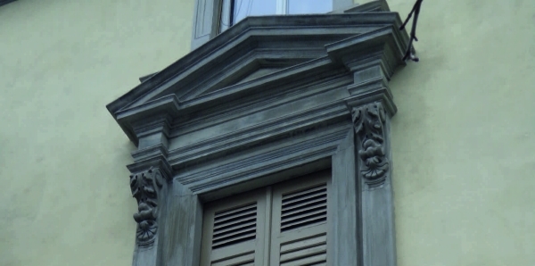 Teil der Fassade der Villa Malta