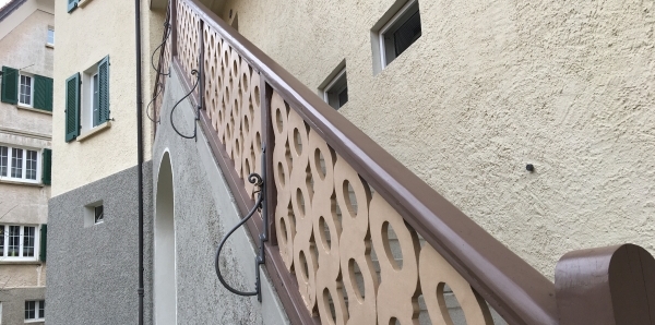 Eisenbahnersiedlung Schoren: Fassadensanierung und Umgebungsgestaltung 