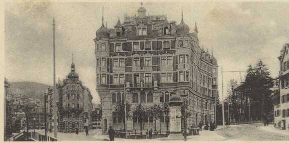 Historische Aufnahme des Wohn- und Gesch&auml;ftshauses Rorschacher Strasse 32 / 34 &ndash; Gesamtrenovation