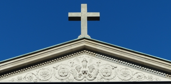 Giebel der Schutzengelkapelle