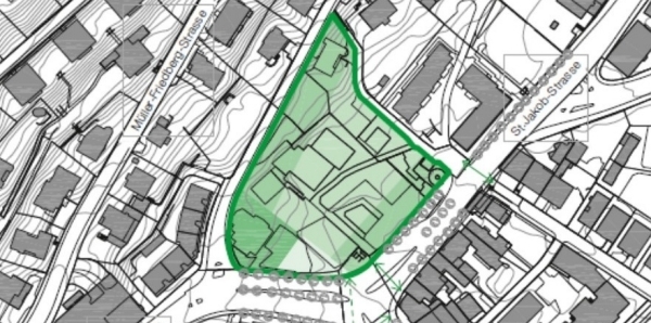 Symbolbild: Situationsplan Platztor