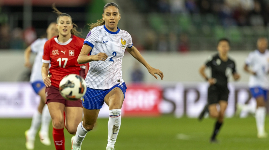Frauenfussball-Spiel Frankreich - Schweiz