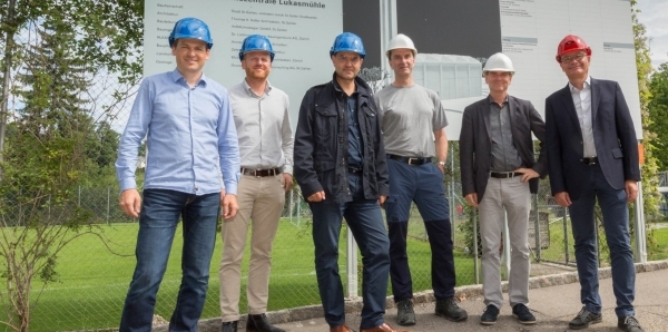 Baubeginn für neue Fernwärmezentrale Lukasmühle
