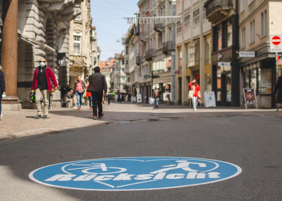 Kampagne R&uuml;cksicht in der Multergasse