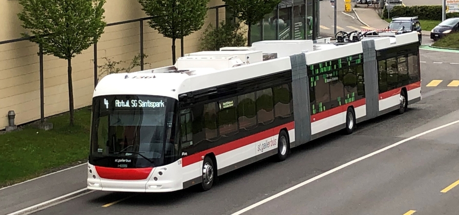 Neuer E-Bus der VBSG