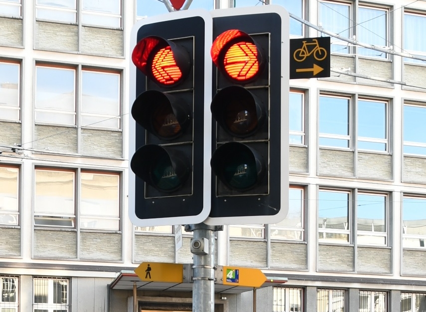 Rechtsabbiegen bei Rot