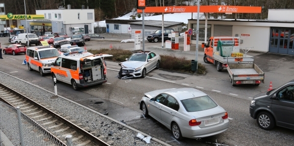 Unfallstelle Teufener Strasse