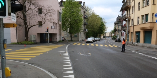 Kollision auf der Burgstrasse