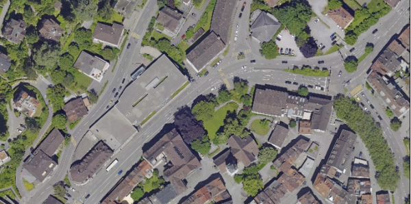 Stadtplan Unterer Graben, St.Gallen