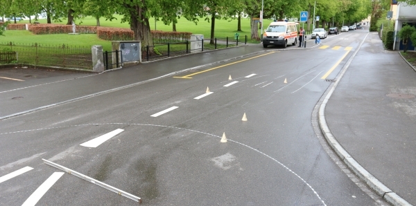 Zeugenaufruf: Kollision auf der D&uuml;rrenmattstrasse