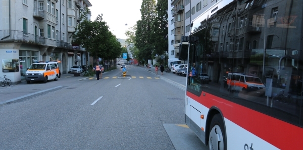 &Uuml;bersicht Haltestelle Olma Messen