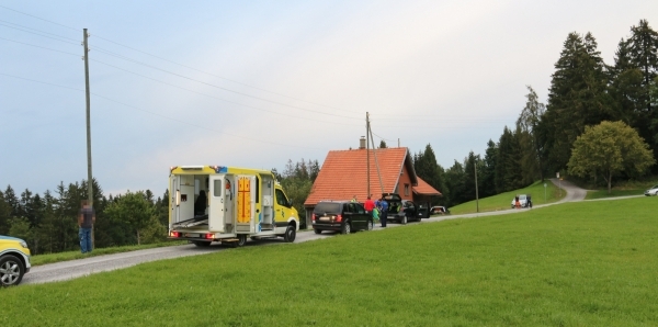 Unfallstelle R&uuml;tistrasse