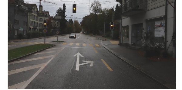 Aufnahme der Unfallstelle