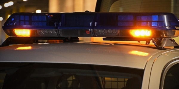 Symbolbild Dachbalken eines Streifenwagens