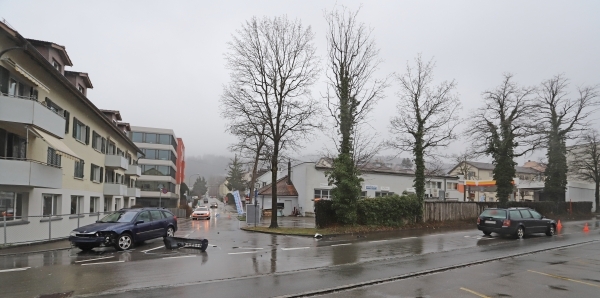 Unfallstelle Brauerstrasse