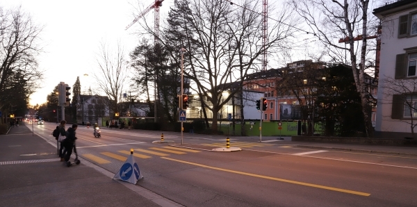 Unfallort Rorschacher Strasse