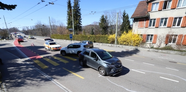 Unfallort Z&uuml;rcher Strasse