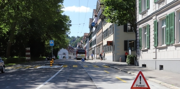 Unfallort Rorschacher Strasse