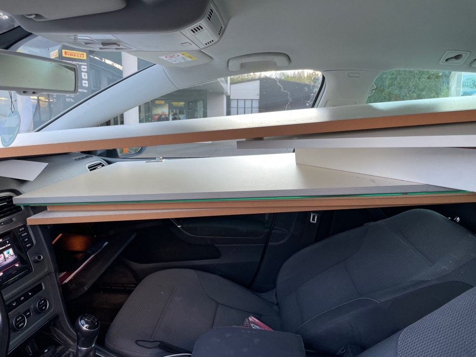 Sichtbehindernde Ladung