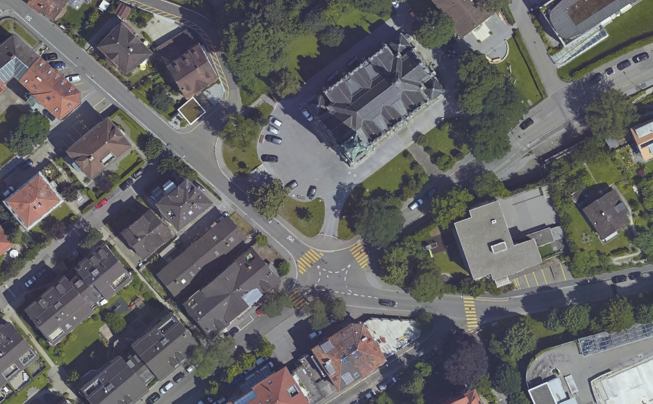 Luftaufnahme Ereignisort