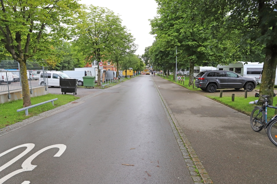 Unfallort Militärstrasse