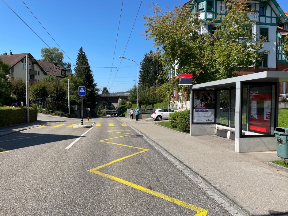 Unfallort Haggenstrasse