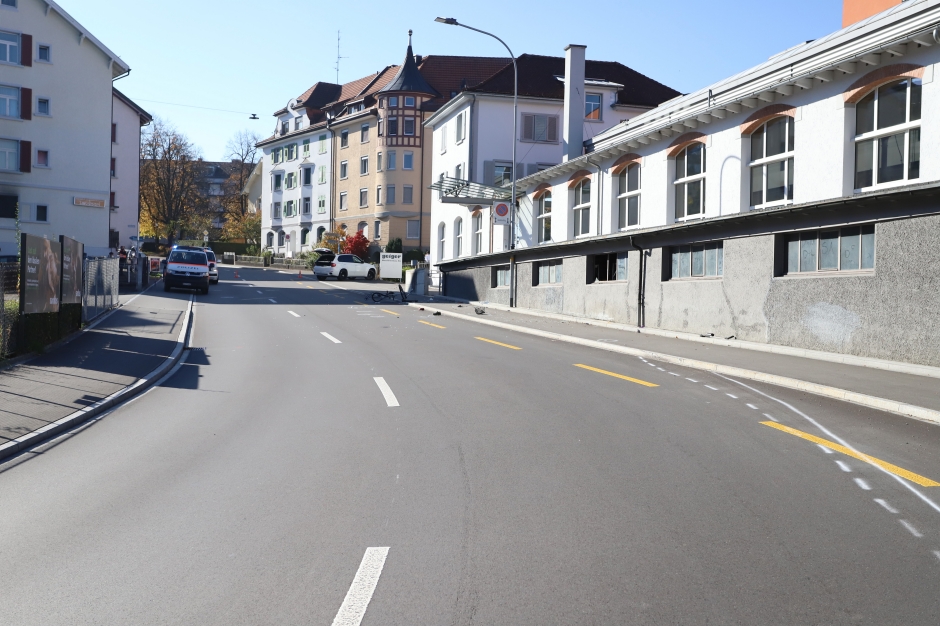 Unfallstelle Lukasstrasse