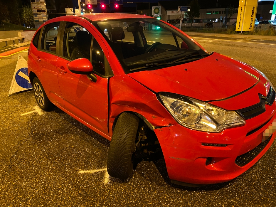 besch&auml;digtes Fahrzeug