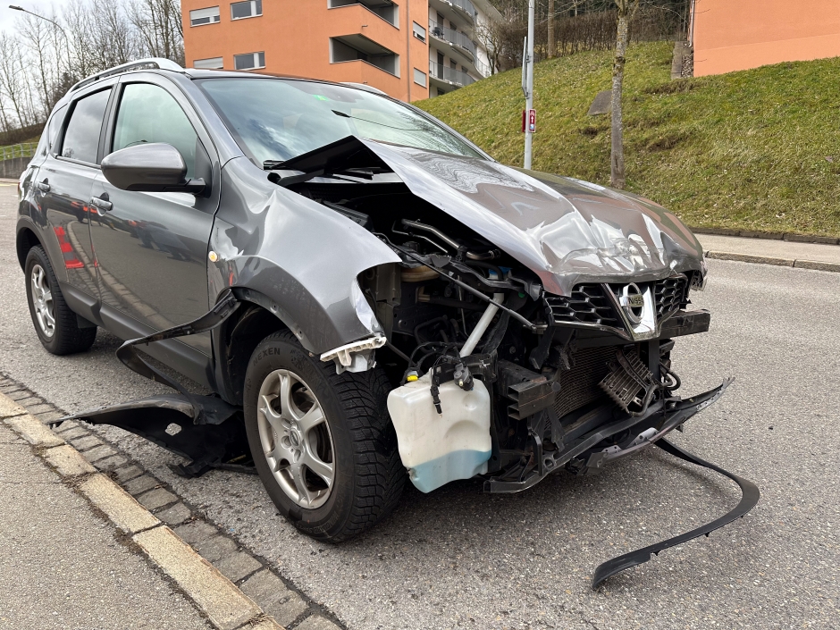 Besch&auml;digtes Unfallfahrzeug 