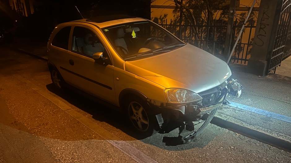 besch&auml;digtes Auto