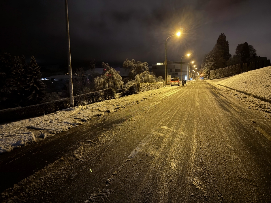 Bild der Unfallstelle an der Rorschacher Strasse