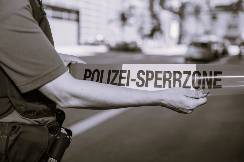 Symbolbild Polizei-Sperrzone