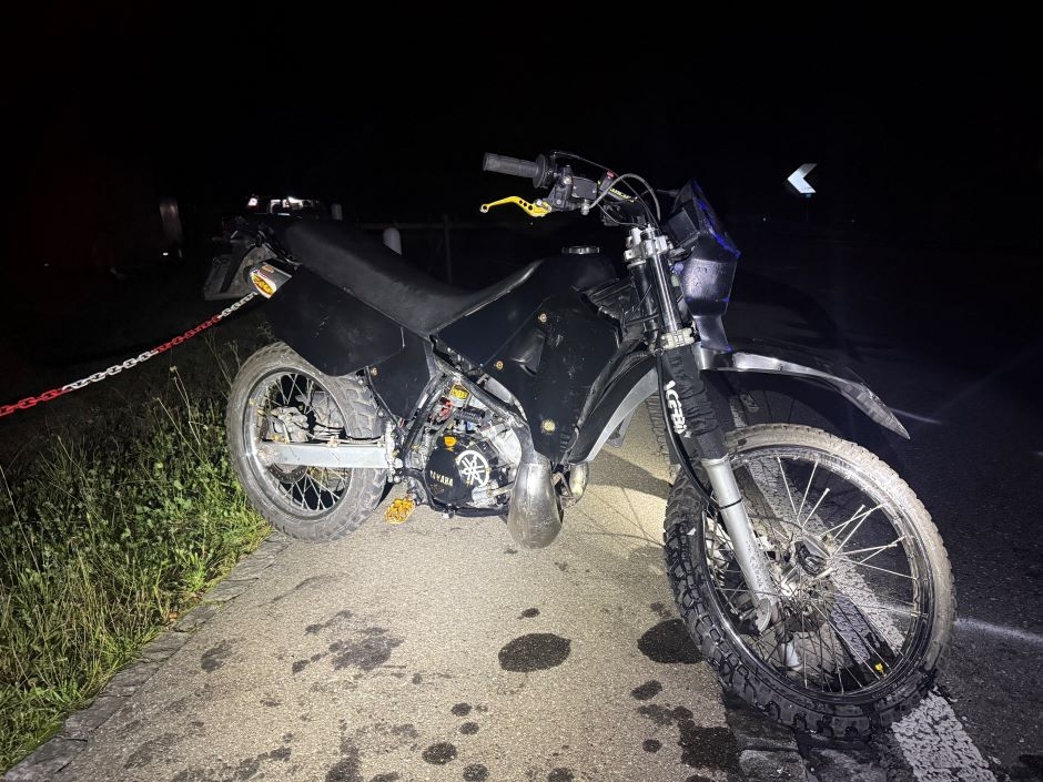 Beteiligtes Motorrad