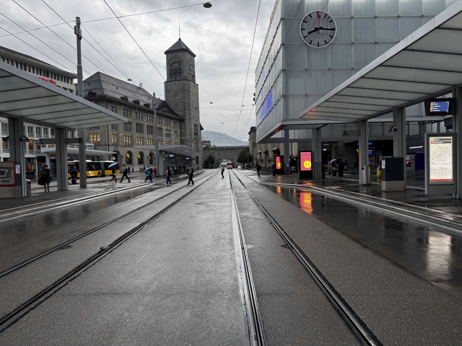 Unfallort am Bahnhofplatz