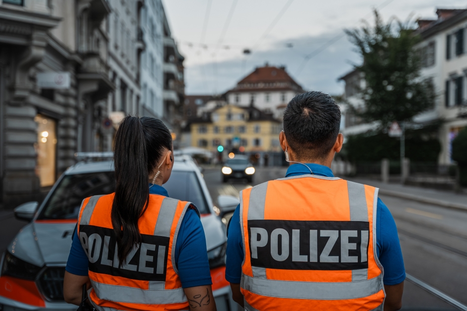 Symbolbild: Patrouille bei einer Verkehrskontrolle