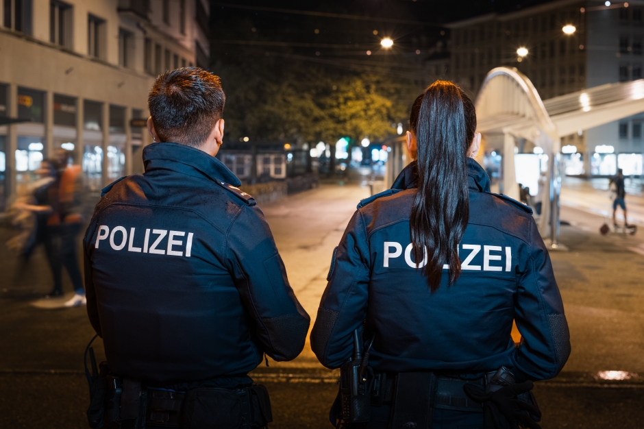 Patrouille am Marktplatz