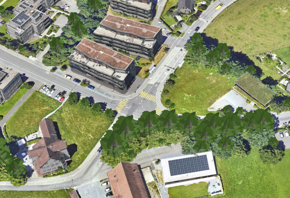 Kartenausschnitt der Unfallstelle