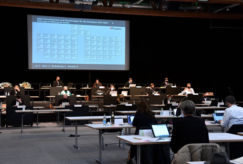 Ansicht Stadtparlamentssitzung